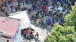 Küçükçekmece'de 3 Katlı Bina Çöktü