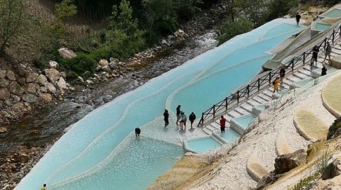 Göksu Travertenlerinin Turizm Potansiyeli Yeni Projelerle Artırılacak
