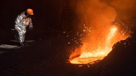 Türkiye'nin Ham Çelik Üretimi Mayısta Yıllık Bazda Yüzde 11,6 Arttı