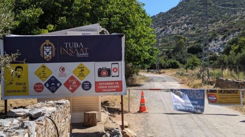 Antik Kente Beton Bina Yaptılar
