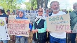 Kaşta Mermer Ocağı Toplantısına Halk İzin Vermedi