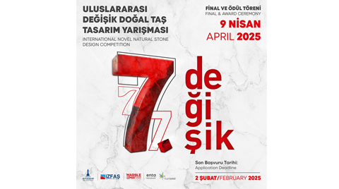 7. Uluslararası Değişik Doğal Taş Tasarım Yarışması 7. Uluslararası Değişik Doğal Taş Tasarım Yarışması