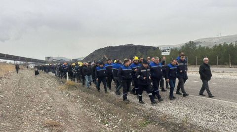Çayırhan Maden İşçileri Ankara’ya Yürüyor