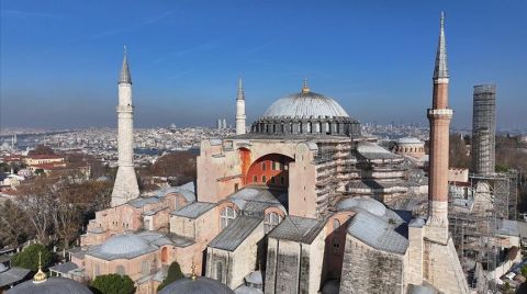 Ayasofya’nın Kubbesi Restorasyon için Sökülecek
