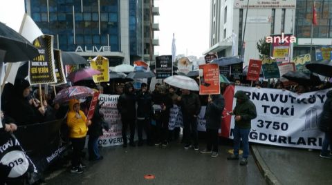 TOKİ Mağdurları Eylemlere Devam Ediyor