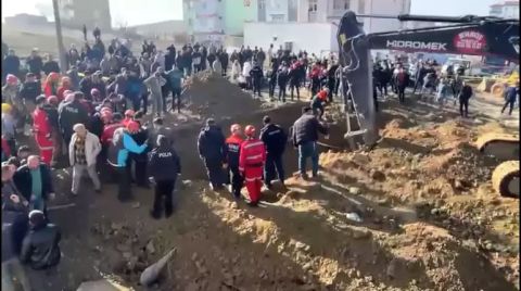 Ankara'da İnşaat Alanında Göçük