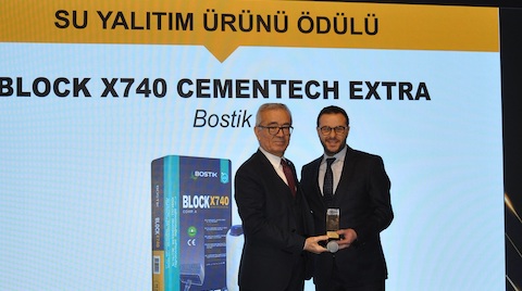 Bostik Block X740 Cementech Extra Ödüllendirildi