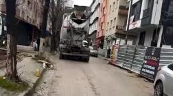 Mikserden Yola Beton Döken İnşaat Firmasına 50 Bin TL Ceza