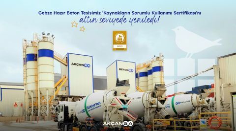 Gebze Hazır Beton Tesisi, ‘Kaynakların Sorumlu Kullanımı Sertifikası’nı Yeniledi