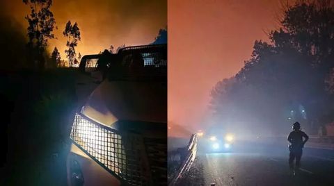 Şili'de Orman Yangını; 2 Bin Kişi Tahliye Edildi