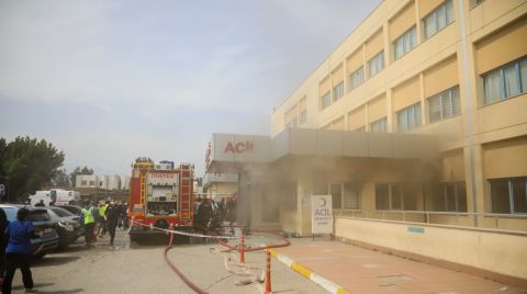 Antalya’da Hastanede Yangın; Hastalar Tahliye Edildi