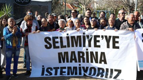 Selimiye’de Marina İstenmiyor