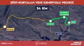Siirt-Kurtalan Arasına 34 Kilometrelik Yeni Demiryolu Hattı İnşa Edilecek