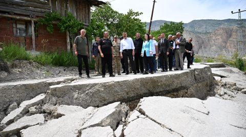 Erzurum'da Heyelanlı Bölgede Yapılaşmaya İzin Verilmeyecek