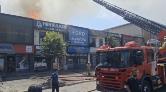 Ümraniye'de Sanayi Sitesinde Yangın 