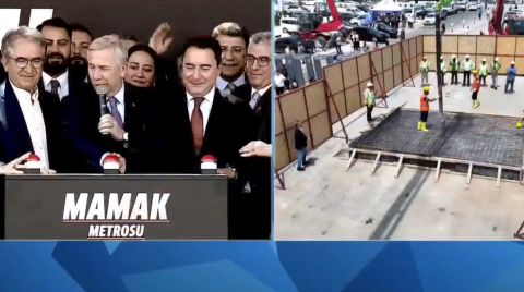 Mamak Metrosu'nun Temeli Atıldı