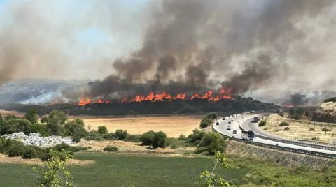 Çanakkale'de Çıkan Orman Yangını Kontrol Altında