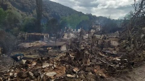 Bilecik’teki Yangında 100 Bina ve 118 Bağımsız Bölüm Hasar Gördü