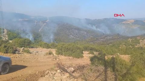 Balıkesir'deki Orman Yangını 2'nci Gününde