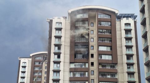 Ankara'da 14 Katlı Binada Yangın