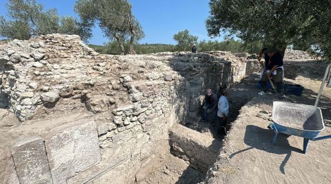 Çanakkale’de 3'üncü Yüzyıla Ait Hamam Gün Yüzüne Çıkarılıyor