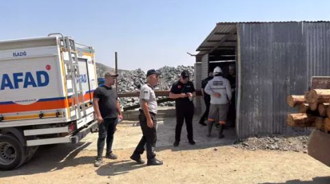 Elazığ'da Maden Ocağında Göçük