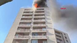Bağcılar'da 12 Katlı Binada Yangın 