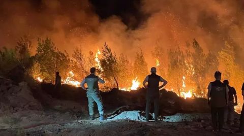 Çanakkale'de Orman Yangını; 3 Köy Tahliye Edildi