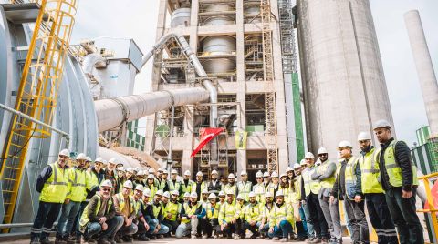 Bursa Çimento Modernizasyon Projesi'nde Döner Fırın Ateşlemesi Gerçekleşti