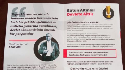 Halkı Madene İkna Etmek için Atatürk'ü Kullanıyorlar