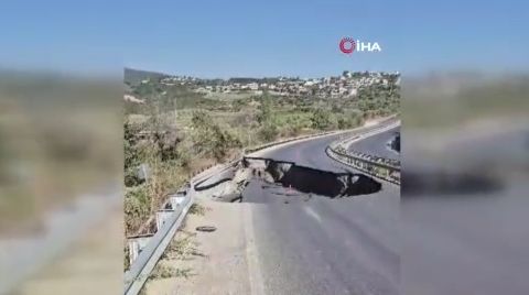 Karayolundaki Çökme, TEİAŞ Kazısından mı Kaynaklandı?