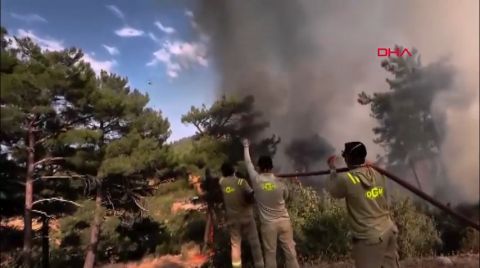 Mersin'deki Orman Yangını İkinci Gününde