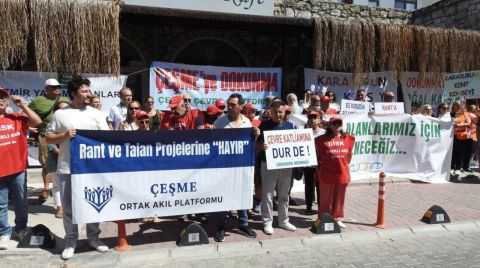 Çeşme’de GES Projesine Tepki