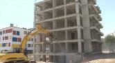 Beton Dayanımı Yetersiz Çıkan 5 Katı Tamamlanan Bina Yıkıldı
