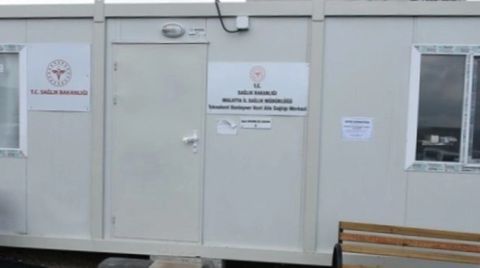 Sağlık Hizmeti Halen Konteynerde