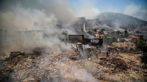 Yanan Ormanlık Alana RES Yapılacak