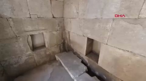 Kibyra'daki Anıt Mezar Ayağa Kaldırıldı