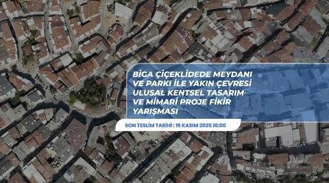 Biga Çiçeklidede Meydanı ve Parkı ile Yakın Çevresi Ulusal Kentsel Tasarım ve Mimari Proje Fikir Yarışması