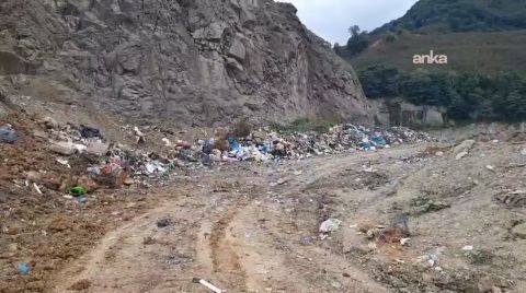 Ordu’da Hafriyat Alanına Çöp ve Atık Dökülüyor