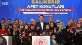 Sındırgı'da Deprem Konutlarının Temeli Atıldı