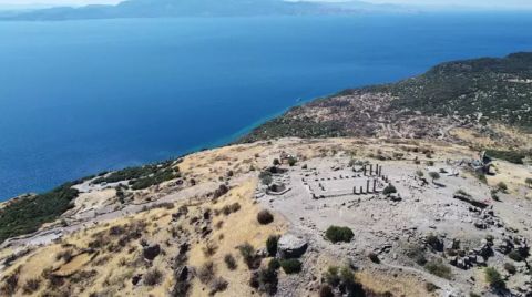 Assos Antik Kenti'ndeki Anıt Mezar Restore Edilecek