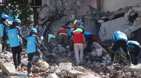 Kayseri’de Deprem Tatbikatı 
