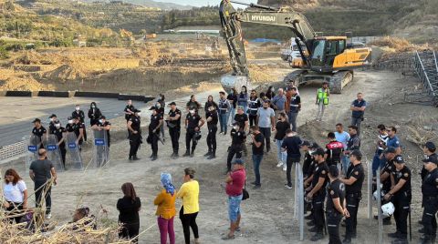 Samandağ’da Mandalina Bahçeleri için Nöbet