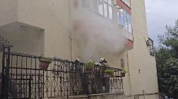 Ümraniye’de 3 Katlı Binada Yangın