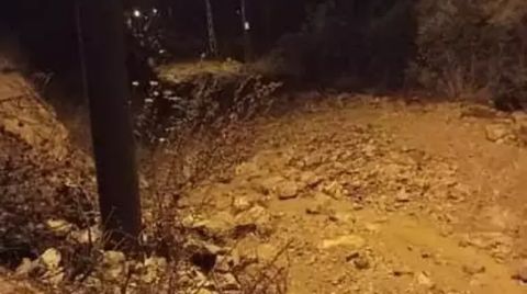 Hatay'da Yollar Suyla Doldu, Bazı Bölgelerde Heyelan Meydana Geldi