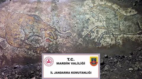 Kaçakçılara Satılmak İstenen 1500 Yıllık Mozaik Ele Geçirildi