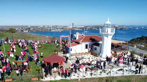 Tekirdağ'da Restore Edilen 168 Yıllık Deniz Feneri Törenle Açıldı