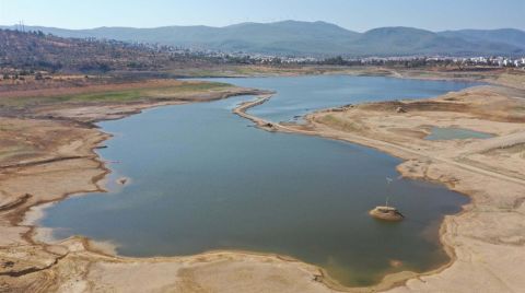 Bodrum'a Su Sağlayan Barajlar Ölü Hacme Düştü