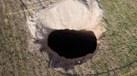 Konya'dan Sonra Aksaray'da da Obruk Oluşmaya Başladı