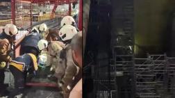 Beyoğlu'nda Metro İnşaatında İskele Çöktü